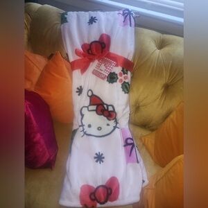 Hello kitty Christmas blanket